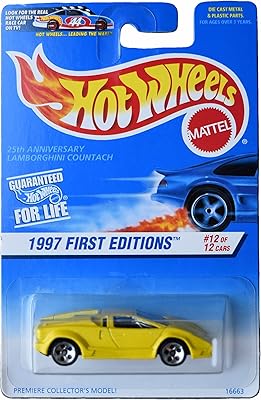 Hot Wheels 25th anniversary Lamborghini Countach, 1997 edition 12/12 - Lamborghini COUNTACH.. Shop like never before with DIAYTAR NIGERIA's comprehensive marketplace and budget-friendly shipping.
