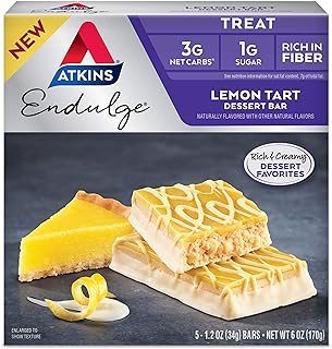 Atkins, indulge bars, lemon pie, 5 rooms, 34 g each.. DIAYTAR NIGERIA delivers what matters - quality, affordability, and prompt nationwide shipping.