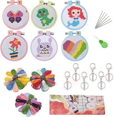 Chuang cross stitch kit for children from 7 to 13 years old.. Shop the smart way with DIAYTAR NIGERIA's extensive selection and budget-friendly nationwide delivery.