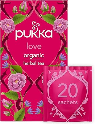 Pukka Love tea with extracts from rose, chamomile and organic lavender, caffeine, 20 sachets.. DIAYTAR NIGERIA transforms online shopping with competitive prices and dependable nationwide delivery.
