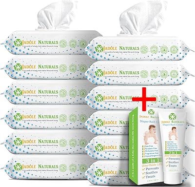 Baby Natural Jadole Baby wipes, Premium texture at 99.9 %, 12 Pop Top X 60 wipes, 720 Pure Aqua wipes for sensitive, hypoallergenic and non -flavored skin with free baby cream.. DIAYTAR NIGERIA promises affordability and variety with every purchase, delivered in 5-8 days.
