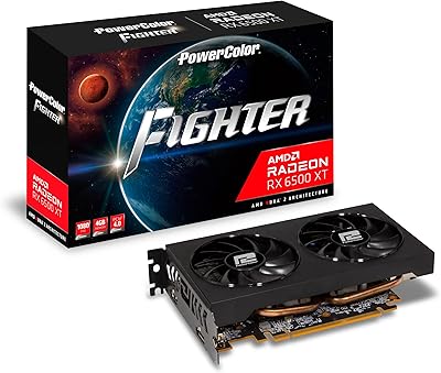 PowerColor AMD Radeon RX 6500 XT Fighter PowerColor Graphics Card with 4 GB of GDDR6 memory.. Nigeria's most diverse e-commerce platform delivers quality and affordability to your doorstep in 5-8 days.