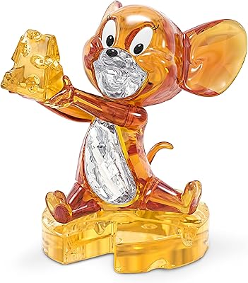Swarovski Tom and Jerry Crystal figurine Swarovski Yellow, Orange and Transparent, part of the Tom and Jerry of Swarovski collection.. Online shopping made simple and affordable — DIAYTAR Nigeria.