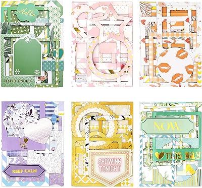 Package of 6 stickers for border photo frame scrapbooking 90 self-adhesive paper.. Shop with purpose at DIAYTAR NIGERIA, where your money goes further and delivery is always prompt.