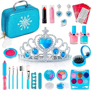 Pyebe 32 Pieces Makeup Kit For Children For Girl - Makeup for Toddlers and Non -toxic Cosmetic Ensemble, Real Washable Makeup Kit, children's toy of 4 5 6 7 8 years old, Birthday Gift for Children (ICEQ).. DIAYTAR NIGERIA stands as your affordable shopping ally with nationwide delivery in just 5-8 days.