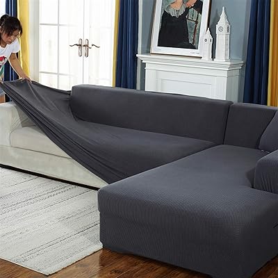Sectional sofa covers in expandable fabric in the shape of the Dabaize (SFT-5, 3 places).. Shop across boundaries at DIAYTAR NIGERIA and enjoy budget-friendly nationwide delivery within the week.