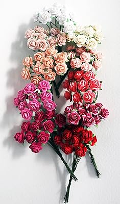 100 10 mm paper flowers small artificial roses for crafts.. Nigeria's favorite online shopping platform, DIAYTAR offers unbeatable prices and delivery within a week.