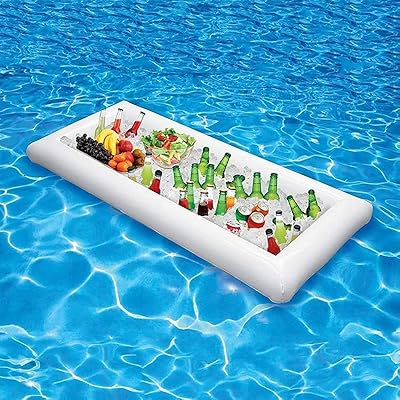 Inflatable ice cream service bar, salad, ice tank to keep drinks, party at the indoor and outdoor pool.. DIAYTAR NIGERIA revolutionizes online shopping with competitive prices and reliable 5-8 day delivery.