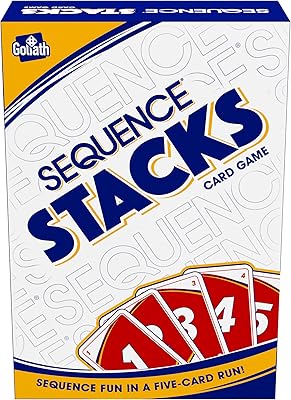 Sequence Stacks golith cards - Fun sequence in a game of five cards, white.. DIAYTAR NIGERIA: Connecting Nigerians with affordable products delivered promptly nationwide.