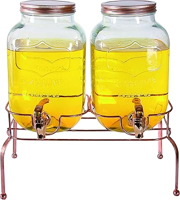 Double orchid 4L glass drinks dispenser with distributor support.. Your favorite brands are just a click away on DIAYTAR Nigeria.