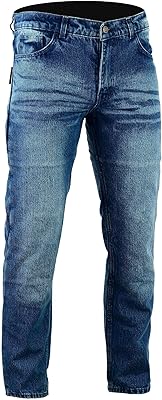 Classic Australian motorcycle jeans lined with Kevlar Bikers Gear with Shield This 1621-1 Removable, Stone Blue Denim, Size 32R (Length 43 "/Width 16").. Shop with confidence at Nigeria's leading affordable e-commerce platform with reliable delivery services.