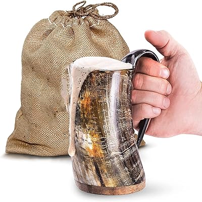 Original Viking Drinking Cup Viking The White Shop Tradesman - Pork beer tank with natural surface and jute canvas gift bag | Original, not enamelled, about 16 oz.. Nigeria's most loved e-commerce platform delivers affordable shopping solutions to your doorstep.