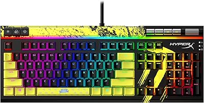 Hyperx Alloy Elite 2 mechanical game keyboard, Timrthetatman edition, Light controlled by software and macros, black/yellow, 639p0aa#Aba, II, full size.. DIAYTAR NIGERIA delivers happiness in 5-8 days with our affordable and diverse product range.