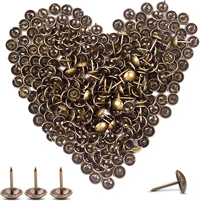 Bruna Large 100 pieces of nails for furniture fabrics and furniture (brass).. Shop from Nigeria's largest product selection at DIAYTAR, with budget-friendly prices and swift delivery.