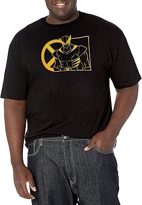 Marvel Lineart Wolverine T-shirt for men.. Skip the traffic, shop online — DIAYTAR Nigeria brings it to you.