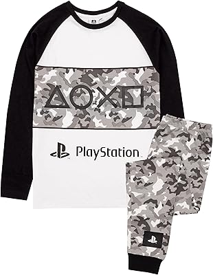 PlayStation pajamas for boys | Children's camouflage t-shirt with PGS shorts or play pants | console products.. Join thousands of satisfied shoppers on DIAYTAR Nigeria.