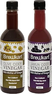 Brewkart Olive apple cider vinegar with mother and vinegar Jamun Combo.. From fashion trends to home essentials — find it on DIAYTAR Nigeria.