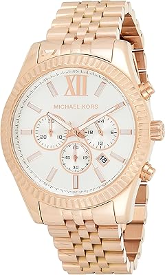 Chronograph watch Michael Kors Lexington for women with silver dial and steel bracelet.. Shop without limits at DIAYTAR NIGERIA and receive your purchases at budget prices within the week.