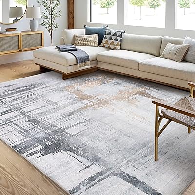 Calor Rugs MORDERN, Soft abstract floor mat for living room/bedroom/dining room, medium -sized floor mat (6 x 2 feet, gray/green).. Experience the ultimate in shopping convenience with DIAYTAR NIGERIA's vast catalog and 5-8 day delivery.