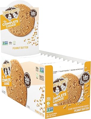 Lenny & Larry's the Complete Cookie, peanut butter, baked, 16 g of vegetable, vegan protein, 4 ounce cookies (12).. Discover why thousands choose DIAYTAR NIGERIA for affordable products delivered in less than a week.