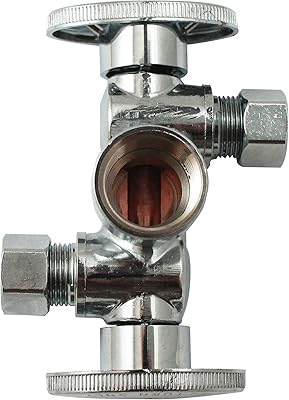 Valve with three -way quarter -round 1/2 "FIP x 3/8" od x 3/8 "OD double handle, unleaded.. Transform how you shop with DIAYTAR NIGERIA's vast selection and budget-friendly delivery options.