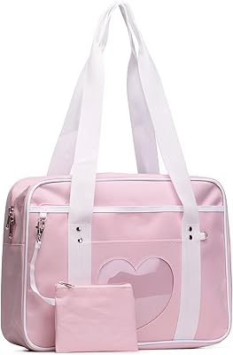 Steam bin Nice Japanese school bag Kawaii Eita, Large shoulder bag Pattern Heart, Design Anime.. DIAYTAR NIGERIA brings a world of products to your fingertips with affordable prices and quick delivery.