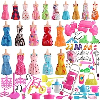 Sotojo barbie doll clothes set of 125 pieces comprising 20 outfits.. Embrace a new era of online shopping with DIAYTAR NIGERIA's extensive range and budget-friendly prices.