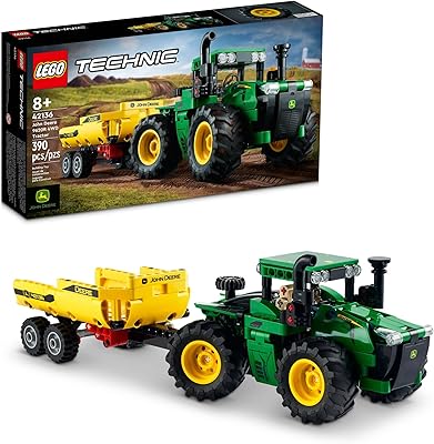 LEGO 9620R 42136 Set of 4x4 tractor construction toys for children, boys and girls from 8 years of Technic (390 pieces).. With DIAYTAR Nigeria, your wishlist becomes reality, fast.