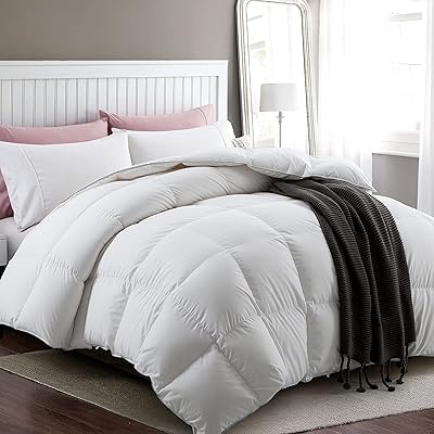 Luxury duvet in goose down queen size, ultra soft cotton pima, soft heat for all seasons, 750 hotel bed feeling, goose down duvet with side eyelets (90 x 90, white).. Experience hassle-free shopping with DIAYTAR NIGERIA's user-friendly platform and prompt delivery service.