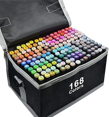 ATON of permanent artistic markers with alcohol with double peak for children and adults of 168 colors.. Experience shopping satisfaction with DIAYTAR NIGERIA's vast selection and nationwide delivery service.
