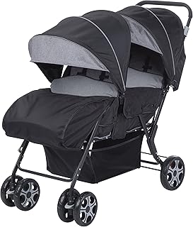 Security first, a light and small double stroller from Timmy for children from 6 months old and up to 22 kg, black chic.. Get more, save more — only on DIAYTAR Nigeria.