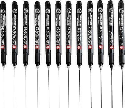 Sakura Pigma Micron Fineliners - Black and gold edition - Black ink - 10 + 2 case free.. Experience the satisfaction of affordable shopping with DIAYTAR NIGERIA's nationwide 5-8 day delivery.