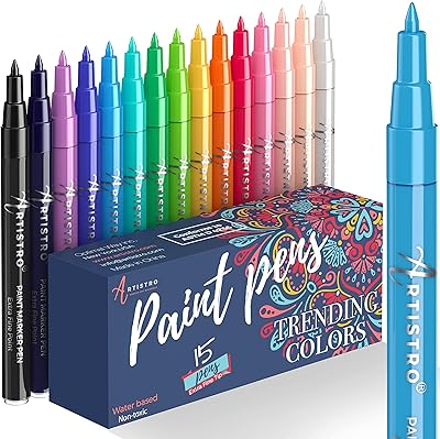 Paint pens to paint rocks of ceramic stone of glass.. Shop confidently with DIAYTAR NIGERIA, offering affordable prices and reliable delivery within a week.