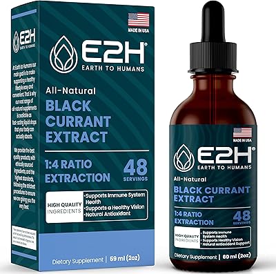 Natural blackcurrant E2H, black pressed blackcurrant seeds with omega 6 GLA - Immune system - Rapid absorption liquid (2 fl oz).. Unlock access to a wide range of products with DIAYTAR NIGERIA's affordable e-commerce platform.