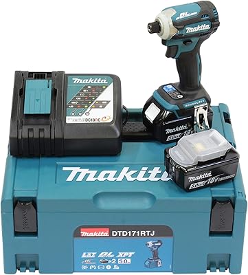 DTD171RTJ wireless dynamometric screwdriver (BL/XPT) for 18V li-ion LXT, the tool is delivered with 2 batteries and 1 charger.. DIAYTAR NIGERIA transforms online shopping with competitive prices and dependable nationwide delivery.