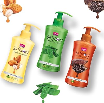 Body milk with vjone saffron with aloe vera extract, cocoa butter, almond and milk - 250 ml (3) package.. Be part of Nigeria’s most trusted online shopping experience — DIAYTAR Nigeria.