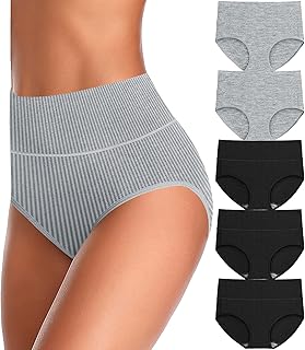 UMMISS Subsequent women in high-waisted cotton with stomach control, muffe-free panties, full blanket, panties for women.. Shop smarter, not harder with DIAYTAR NIGERIA - thousands of products at your fingertips with affordable delivery.