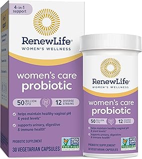 Probiotic supplement for women renew life 50 billion guaranteed, 12 -strains probiotic supplement, long conservation, gluten -free, dairy or soy products, 30 capsules, women l.. DIAYTAR NIGERIA makes luxury accessible with our affordable prices and dependable delivery service.