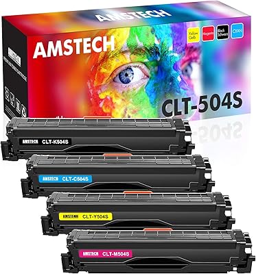 AMSTEC replacement toner Cartridge compatible with the toner cartridge clt-504s for Samsung Express SL-C1860FW SL-C1810W C1810 C1860 CLX-4195FW CLP-415NW CLX-4195 CLX-4195N SL-C1860FW/XAA CLT-K504 S (4-4-).. DIAYTAR NIGERIA combines affordability, variety, and convenience with nationwide delivery services.
