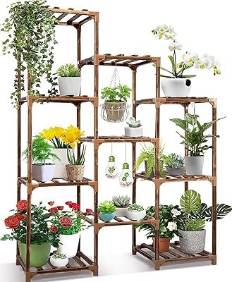 Support for indoor and exterior plants G&T Large and long wooden shelf.. DIAYTAR NIGERIA transforms wishes into deliveries with our affordable and reliable e-commerce platform.
