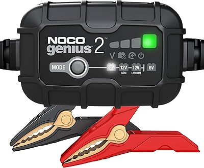 Noko Genius2uk, fully automatic 2A smart charger, 6V and 12V charger, regulator, battery hub with temperature compensation.. Unlock access to a wide range of products with DIAYTAR NIGERIA's affordable e-commerce platform.