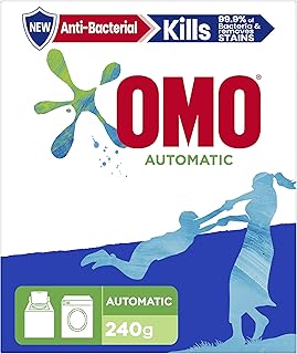 Antibacterial laundry solution Omo active powder for automatic washing machines with front loading and from the top 240 grams.. DIAYTAR Nigeria combines variety, affordability, and speed — making your online shopping experience not only enjoyable but also cost-effective.