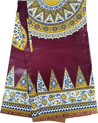 Ylt wax 100% cotton African fabric ankara wax print 6 meters a room for evening dresses (YLTC013).. Shop from Nigeria's largest product selection at DIAYTAR, with budget-friendly prices and swift delivery.