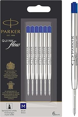 Recharges for ball pen park flow, medium point, black, black package in economical pack (2025156).. Discover endless possibilities with DIAYTAR NIGERIA's comprehensive catalog and reliable delivery service.