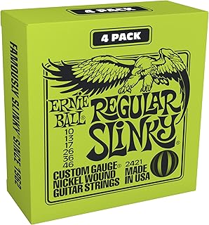 Cordes Ernie Ball Slinky, regular (10-46), P02421, pack of 4.. Elevate your shopping experience with DIAYTAR NIGERIA's vast catalog and budget-friendly options.