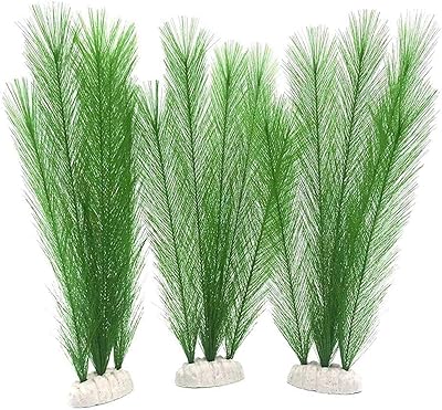 Arab artificial plants in plastic for aquarium, 3 pieces of plastic aquarium plants for the decoration of house and desk aquarium.. Shop local, shop fast — DIAYTAR Nigeria delivers across the country.