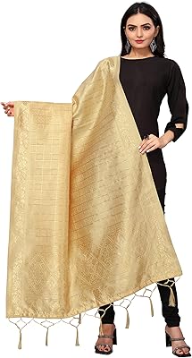 Traditional Indian silk dupatta scarf with Zari motif for women.. Shop easy, pay less, get it fast — with DIAYTAR Nigeria.