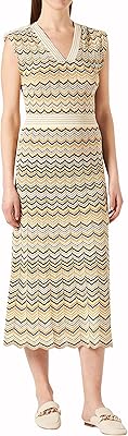 Long Knit Jacquard Dress For Women's V-neck 21-Rmbogi.. From household needs to gadgets, DIAYTAR Nigeria has it all.