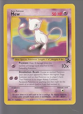 Promotional card of the film Pokémon Black Star 2000 by Freddy - MEW (MBS -8, #151).. DIAYTAR NIGERIA connects you with what you need at prices you'll love, delivered within 8 days.