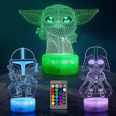 Star Wars 3D night light with 3 patterns and 16 changing colors, Star Wars toys for children, birthday and Christmas gifts for boys, girls and star wars fans.. Experience the ease of one-stop shopping with DIAYTAR NIGERIA's diverse catalog and nationwide delivery.